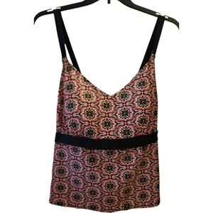 Beach Native Multicolored Tankini Top Size 26W